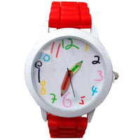 Luxury Brand & Colorful Kids Sport Wristwatch! "Red"
