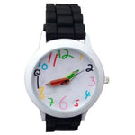 Luxury Brand & Colorful Kids Sport Wristwatch! "Black"